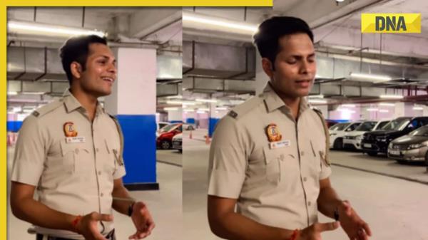Viral video: Delhi cop beautifully sings Arijit Singh’s Tere Hawaale, his melodious voice wins hearts